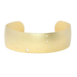 14k Gold Dipped VIRGO Zodiac Constellation Cuff Bracelet